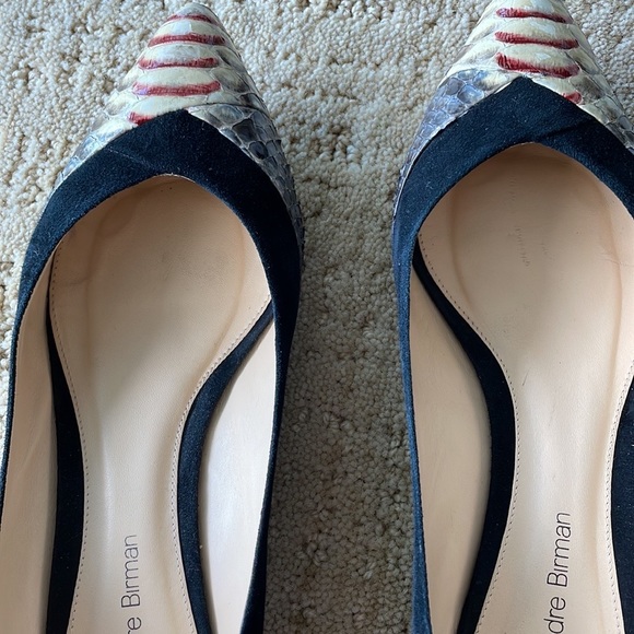 Designer Genuine Python and suede flats. Very clean. Like new . - Picture 6 of 7